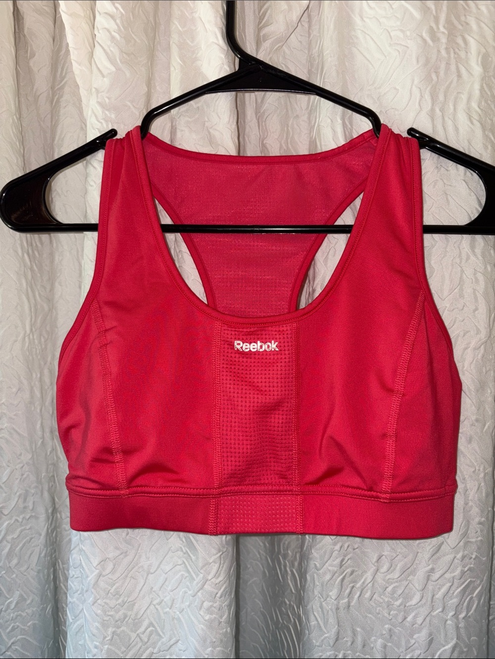 Retro Reebok Red-Pink Racerback Sports Bra